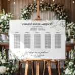 Tablica z usadzeniem gości Eukaliptus