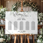 Tablica z usadzeniem gości Eukaliptus