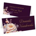 Winietki na stół weselny