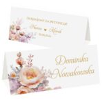 Winietki na stół weselny