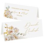 Winietki na stół weselny