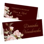 Winietki na stół weselny