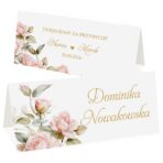 Winietki na stół weselny