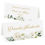 Winietki na stół weselny