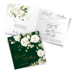 Zaproszenia ślubne ciemne tło