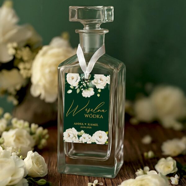 Zawieszki na butelki na alkohol wesele