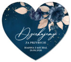 magnesy serca podziękowania dla gości weselnych