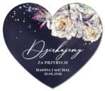 magnesy serca podziękowania dla gości weselnych