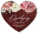 magnesy serca podziękowania dla gości weselnych