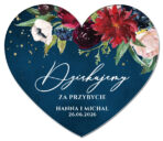 magnesy serca podziękowania dla gości weselnych