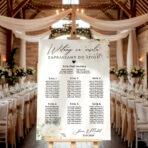 Tablica z usadzeniem gości wesele