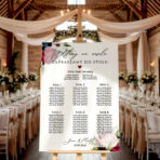 Tablica z usadzeniem gości wesele