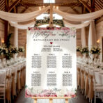 Tablica z usadzeniem gości wesele