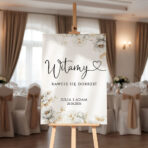 Tablica powitalna na wesele