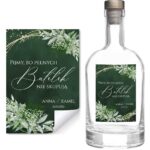 Naklejki na butelki na alkohol wesele