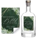 Naklejki na butelki na alkohol wesele