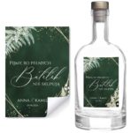 Naklejki na butelki na alkohol wesele