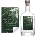 Naklejki na wódkę weselną - Nikola - 8 szt. - obrazek 2