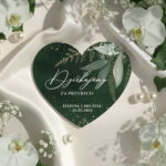 podziękowania dla gości weselnych magnesy serca