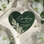 podziękowania dla gości weselnych magnesy serca