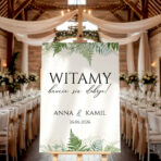 Tablica powitalna wesele