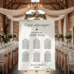 Tablica z usadzeniem gości wesele