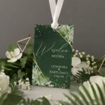 Zawieszki na alkohol wesele ciemne tło