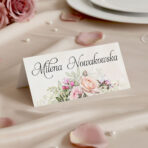 Winietki na stół róże