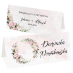 Winietki na stół róże