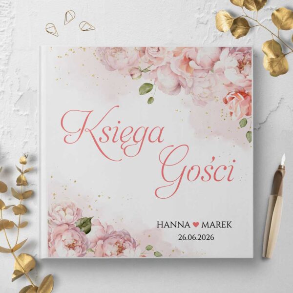 Księga gości weselnych białe lub czarne kartki