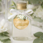 podziękowania dla gości zawieszka lustrzane złoto