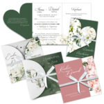 Próbki Zaproszenia Ślubne Mix Wstążki 2 - 4szt