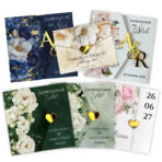 Próbki Zaproszenia Ślubne 6szt K19